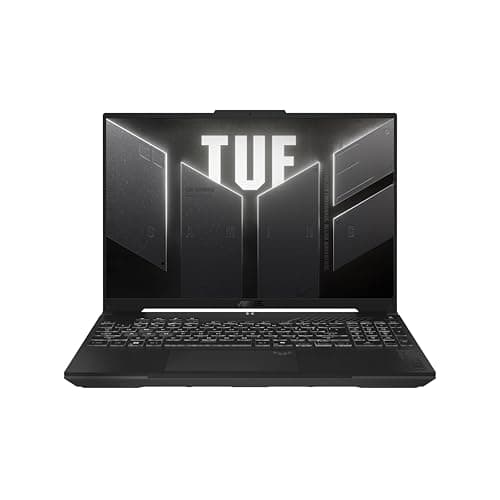 ASUS TUF Gaming F16 FX607VU, Notebook con NVIDIA RTX 4050, Display da 16" IPS Anti-glare, 144Hz, Intel® Core™ 5 210H, RAM 16GB, 512GB SSD, Layout ITA, Win 11 Home, Grigio