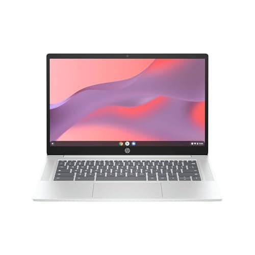 HP Chromebook 14a-nf0008nl, Intel N100, 4GB RAM LPDDR5, 64GB eMMC, Display 14" HD IPS 250 Nits, Antiriflesso, Micro-edge, Grafica Intel UHD, 720p Privacy Cam TNR, ChromeOS, Argento
