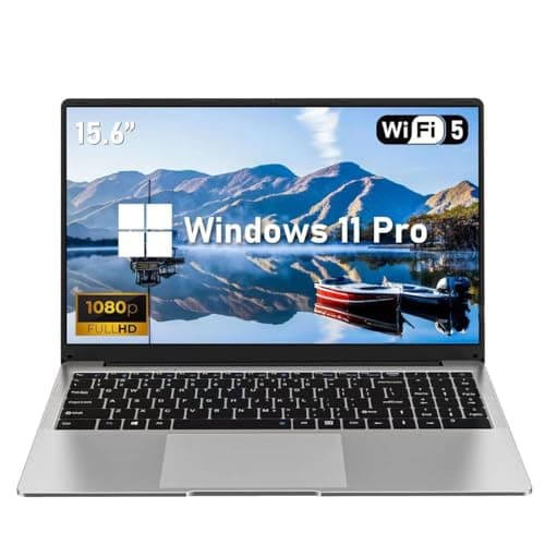 FUNYET Computer portatile da 15,6 pollici Celeron N4000, Windows 11, portatile 8 GB RAM LPDDR4 256 GB SSD, convertibile 180 °Portatile Laptop IPS FHD Schermo 1920 x 1080, BT5.0, USB3.0, HDMI, TF Card