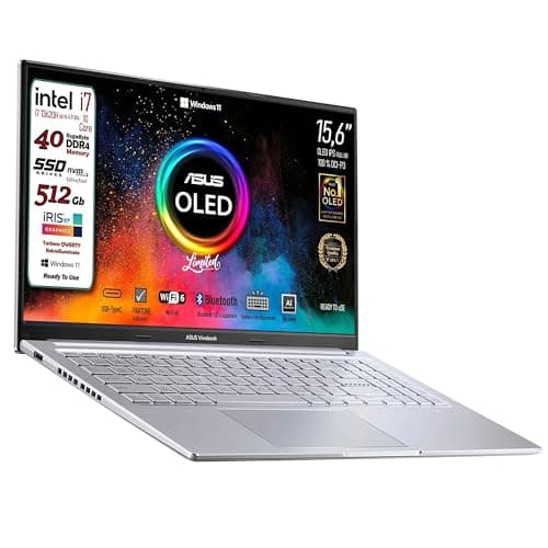 ASUS Notebok Vivobook OLED 15.6" pantone valitated, Intel I7 13620H, Ram 40Gb, SSDPci Nvme da 512Gb, Windows 11, wi-fi 6, webcam, Usb3.2, Hdmi, Bt5.3, Tastiera retroilluminata, Preconfigurato