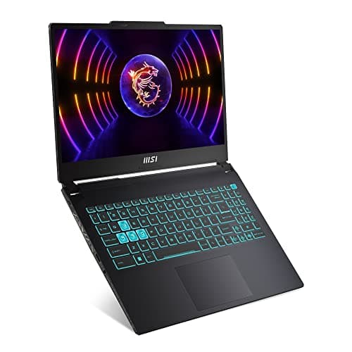 MSI Cyborg 15 A12VE-061IT, Notebook Gaming 15.6" FHD 144Hz, Intel i7-12650H, Nvidia RTX 4050 6GB GDDR6, RAM 16GB DDR5 4800MHz, 1TB SSDPCIe 4, WiFi 6, Win 11 Home, Layout e Garanzia ITA, Nero