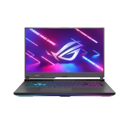 Asus ROG Strix 17 Gaming Laptop - Schermo IPS opaco Full HD 360Hz, AMD Ryzen 7-R7-6800H, 16GB RAM, 512GB SSD, NVIDIA RTX 3060, Windows 11, tastiera QWERTZ, Eclipse Grey