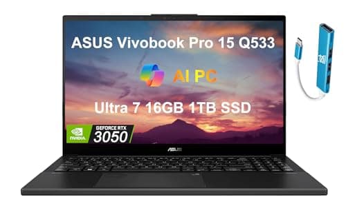 Asus ZenBook 15 Pro OLED 15.6/ FHD (Intel Core i7-13620H 16GB DDR5 RAM, 1TB SSD, RTX 3050 6GB) workstation e notebook aziendale, durata della batteria di 10 ore,