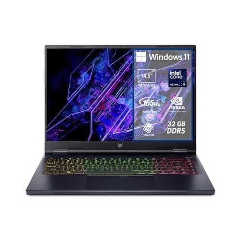 acer Predator Helios Neo 14 PHN14-51-912A Notebook Gaming, Processore Intel Core Ultra 9 185H, RAM 32 GB, 1024 GB SSD, Display 14.5" WQXGA IPS 165 Hz, NVIDIA GeForce RTX 4070 8GB, Windows 11 Home
