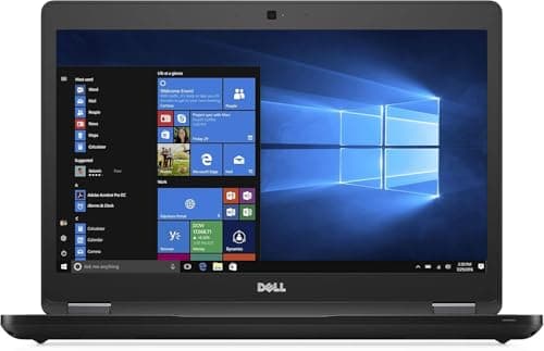 Dell Latitude 5480 14" FHD Business Laptop, Intel Core i5 7200U, 16GB DDR4 RAM, 256GB SSD, USB Type-C, HDMI, Webcam, Windows 10 Pro x64, Tastiera US (ricondizionata)