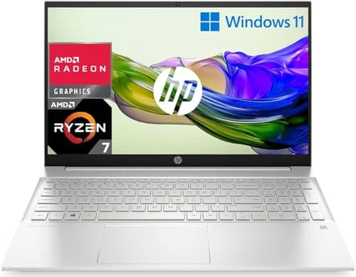 HP Pavilion 15-eh3000sl, AMD Ryzen 7-7730U, RAM 16GB DDR4, SSD 1TB, Display 15,6" FHD IPS Antiriflesso, Grafica AMD Integrata, Audio B&O, Wi-Fi, Ble, Webcam HD, Windows 11, Argento