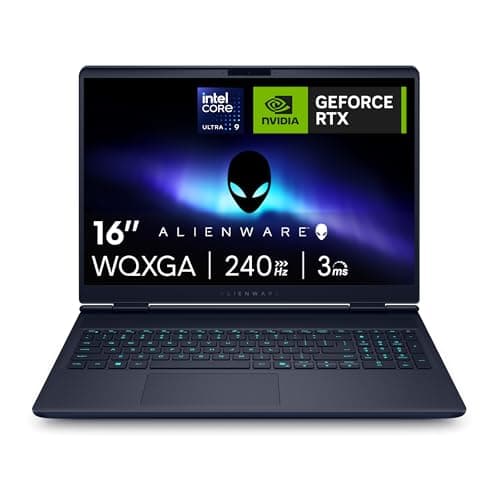Alienware 16x Aurora Gaming Laptop AC16251 16" WQXGA 240Hz G-Sync Display, Intel Core Ultra 9 275HX Series 2, Nvidia Geforce RTX 5070, 32GB RAM, 1TB SSD, Windows 11 Home, Tastiera RGB AlienFX QWERTY