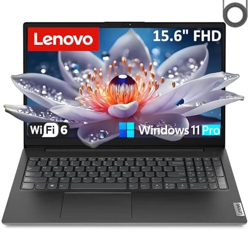 Lenovo, Pc Portatile Notebook, Display FHD da 15,6", CPU Intel N4500, Ram 8Gb, SSD 256Gb, Computer Portatile con Libre, W11 e Mouse Wireless, Preconfigurato