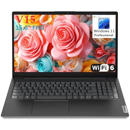 Lenovo, Pc Portatile Notebook, Display FHD da 15,6", CPU Intel N4500, Ram 8Gb, SSD 256Gb, Computer Portatile con Libre, W11 e Mouse Wireless