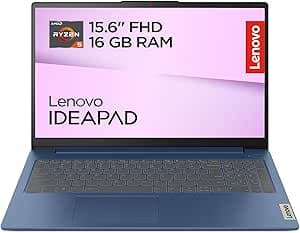 Lenovo IdeaPad Slim 3 Notebook 15,6” FHD (1920x1080), AMD Ryzen 5 7520U, 16GB RAM, 512GB SSD, Grafica Integrata, WiFi 6, Windows 11 Home - Stone Blue