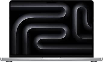 Apple 2025 MacBook Pro Laptop con chip M5, CPU 10 core, GPU 10 core: progettato per Apple Intelligence, display Liquid Retina XDR 14,2", memoria unificata [16GB], SSD [512GB]; Argento