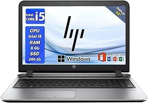 HP probook | Pc portatile notebook intel core i5 | Ram 8 Gb | SSD 256 GB | Display 14" | WiFi | Windows 11 Pro | Computer portatile Pronto all'uso (Ricondizionato)
