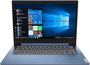 Lenovo IdeaPad 1 Notebook - Display 14" HD, 1.4Kg (Processore Intel Celeron N4020, 128 GB SSD, RAM 4 GB, Windows 10 Home in modalità S) - Ice Blue - Ultrasottile 17.7mm - Esclusiva Amazon