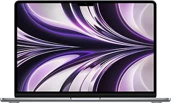 Apple 2022 PC Portatile MacBook Air con chip M2: display Liquid Retina 13,6", 8GB di RAM, 256GB di archiviazione​​​​​​​ SSD storage, tastiera retroilluminata; color​​​​​​​ Grigio siderale