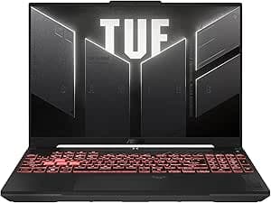 ASUS TUF Gaming A16 (2026) con NVIDIA GeForce RTX 4050, processore AMD Ryzen™ 7 170, display 16" IPS a 144Hz, 16GB di RAM, 512GB di SSD, WIN11 Home, Layout ITA, Grigio.