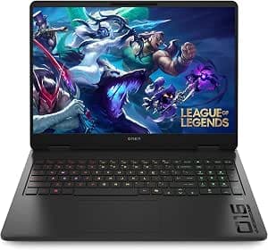 HP OMEN 16-ap0008slx, Notebook, AMD Ryzen 9-8940HX, 16 GB RAM, 512 GB SSD, NVIDIA RTX 5060 8GB, 16" 2K IPS 144Hz, Laptop, 1080p TNR IR Privacy Cam, FreeDOS 3.0, Portatile, Nero