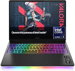 HP OMEN MAX 16-ah0001sl, Notebook, Intel Core Ultra 9 Processor, 32GB RAM, 1TB SSD, Display 16' 2K 240Hz, NVIDIA RTX 5080 16GB, TNR Privacy Cam, 3 Mesi di PC Game Pass Inclusi, Windows 11, Nero