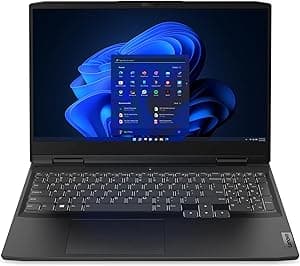 Lenovo IdeaPad Gaming 3 Notebook, Display 15.6" FullHD - (Intel Core i5-12450H, 512 GB SSD, RAM 16 GB, NVIDIA GeForce RTX 3050 Ti, Windows 11, Tastiera Backlit) - Onyx Grey - Esclusiva Amazon