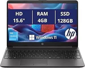 HP 250RT G9 - Notebook Display 15,6" HD - Processore Intel N150 4 Core fino a 3.6Ghz - Ram 4Gb SSD 128Gb - Pc Portatile con Windows 11 Pro