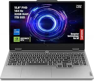 Lenovo LOQ 15" 144Hz Notebook Gaming, NVIDIA GeForce RTX 5070 8GB GDDR7, Intel Core i7-13650HX, RAM 32GB DDR5, 1TB SSD M.2 2242 PCIe 4.0, FHD, Windows 11, Tastiera retroilluminata