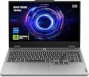 Lenovo LOQ 15" Notebook Gaming, NVIDIA GeForce RTX 5060 8GB GDDR7, Intel Core i7-13700HX (5.0 GHz), RAM 16GB DDR5-4800, 1TB SSD M.2 2242 PCIe 4.0x4 NVMe, FHD 144Hz, Windows 11 Tastiera Retroilluminata