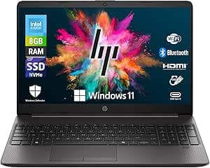 HP 250RT G9 - Notebook Display 15,6" HD - Processore Intel N150 4 Core fino a 3.6Ghz - Ram 8Gb SSD 256Gb - Pc Portatile Pronto all'uso con Windows 11 Pro