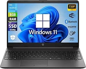 HP 250RT G9 - Notebook Display 15,6" HD - Processore Intel N150 4 Core fino a 3.6Ghz - Ram 8Gb SSD 256Gb - Pc Portatile con Windows 11 Pro