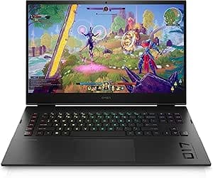 HP - Gaming OMEN 17-ck1012nl, Intel Core i7-12700H, RAM 32GB DDR5 4800Hz, SSD PCIe NVMe da 1TB, Grafica Nvidia RTX 3080Ti 16GB DDR6, Display 17,3" QHD 165Hz IPS, Wi-Fi 6, Windows 11, Nero