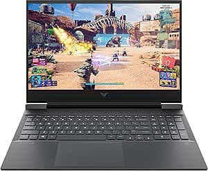 HP - Gaming Victus 16-e0005sl Notebook, AMD Ryzen 7 5800H, RAM 16GB, 512GB SSD NVME PCIe M.2, Display 16,1" FHD 144Hz IPS, Grafica Nvidia RTX 3050 Ti da 4GB, Wi-Fi 6, BLE 5.2, Windows 11, Nero