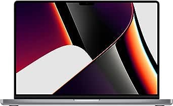 Apple 2021 MacBook Pro (16", Chip Apple M1 Pro con CPU 10-core e GPU 16‑core, 16GB RAM, 1TB SSD) - Grigio siderale