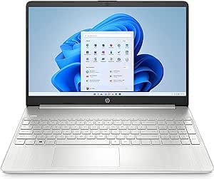 HP - PC 15s-eq3003sl Notebook, AMD Ryzen 7 5825U, 16GB DDR4, Display 15,6" FHD Antiriflesso, Wi-Fi, Bluetooth5, 512 GB PCIe NVMe™ M.2 SSD, Lettore di Schede, Webcam HD, Windows 11 Home, Argento